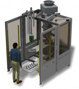 Automatic Snapring and Reinforcement Attaching module