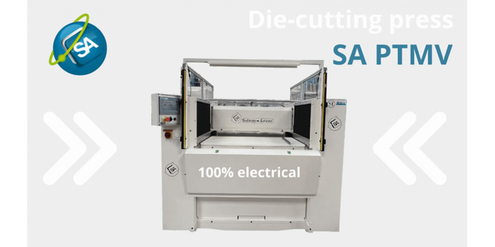 100% electrical cutting press with up to 75% energy savings