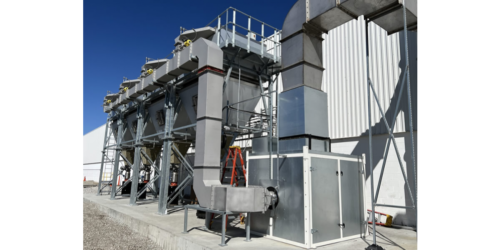 High temperature dedusting and de-NOx ceramic filter system in the USA