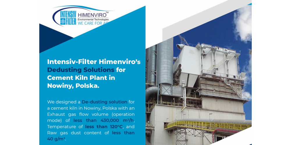 Dedusting Solutions for Cement Kiln Plant in Nowiny, Polska