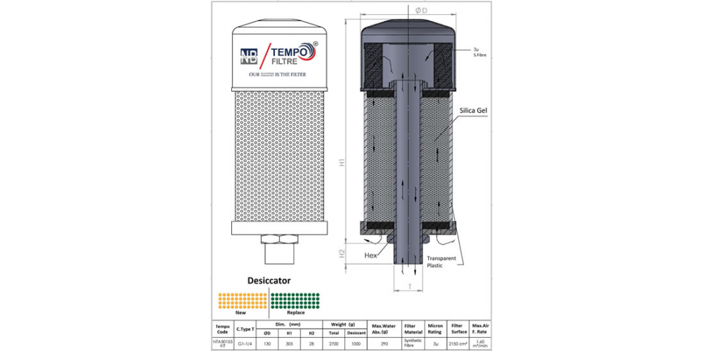 FILTRATION AND DRYING A SINGLE PROCESS